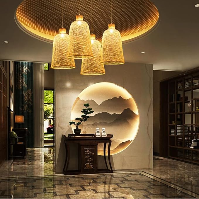 Lustre de Bambu para Sala de Jantar